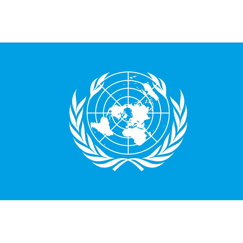 Прапор Організації Об'єднаних Націй (ООН) (flag-00508)