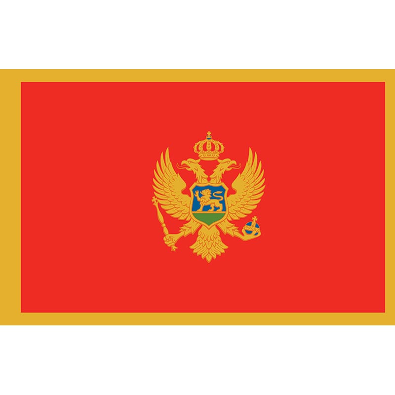 Прапор Чорногорії (flag-00514)