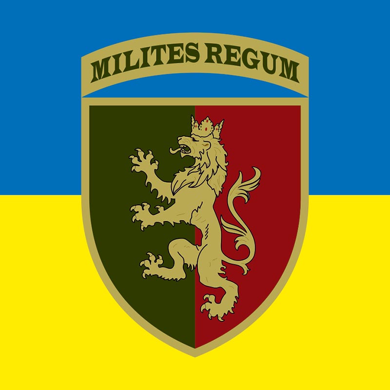 Наліпка автомобільна "24 ОМБр" (tab-0098)