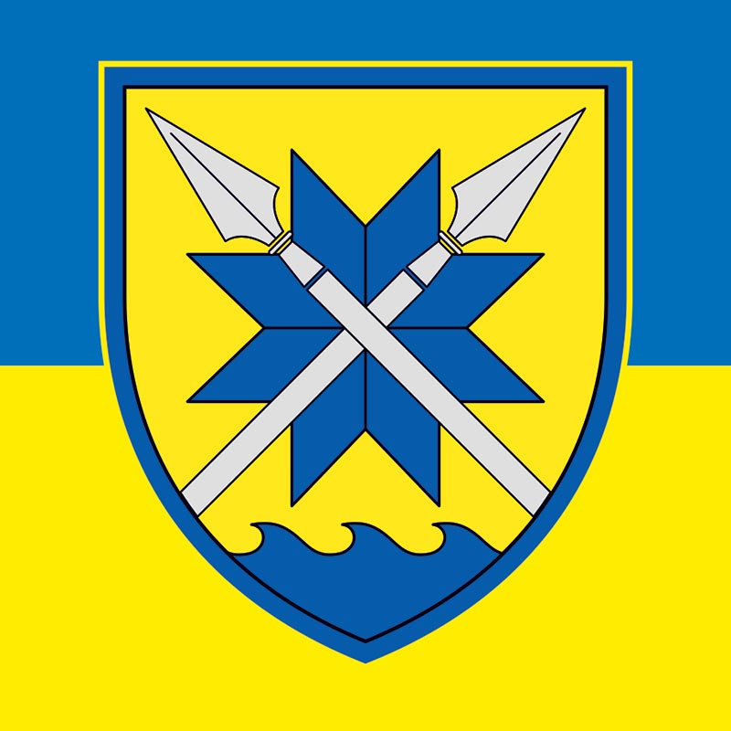 Наліпка автомобільна "56 ОМПБр" (tab-0112)