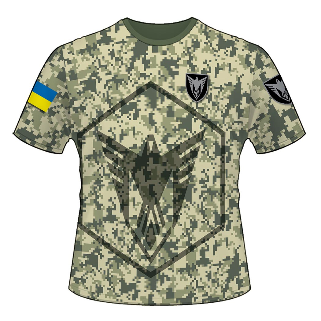Футболка 9 окрема бригада безпілотних систем (9 ОБрБС) (3D-futbolka-0306)