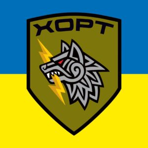 Наліпка 420 окремий батальйон безпілотних систем «ХОРТ» (420 ОББпС) (tab-0315)