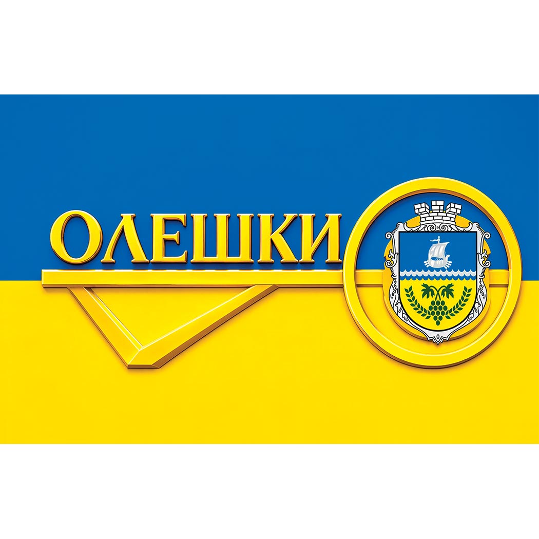 Прапор Олешки (Flag-02271)