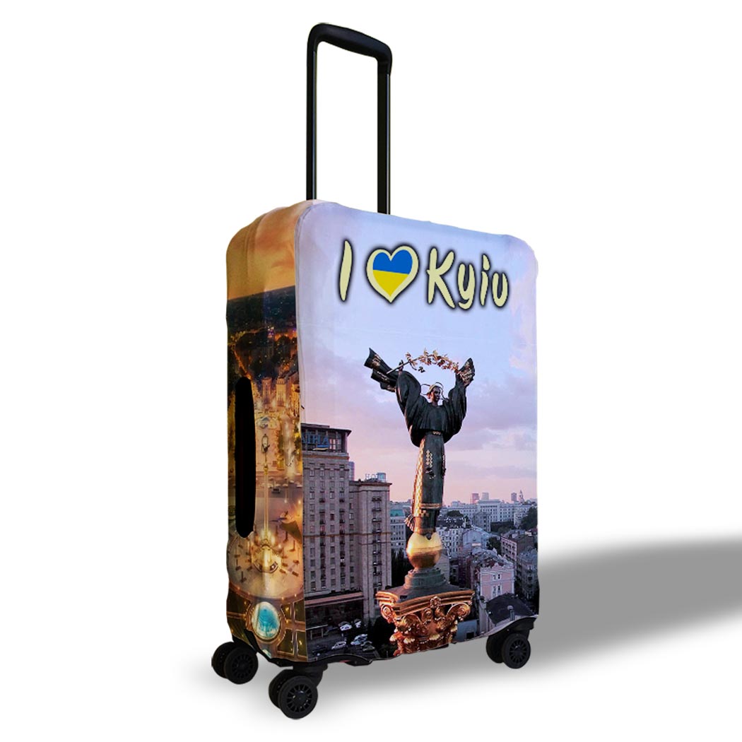 Чохол для валізи «Я Люблю Київ» (case-0070)