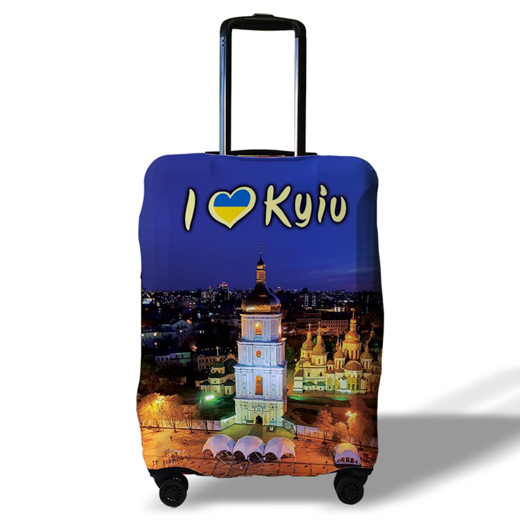 Чохол для валізи «Я Люблю Київ» (case-0070)