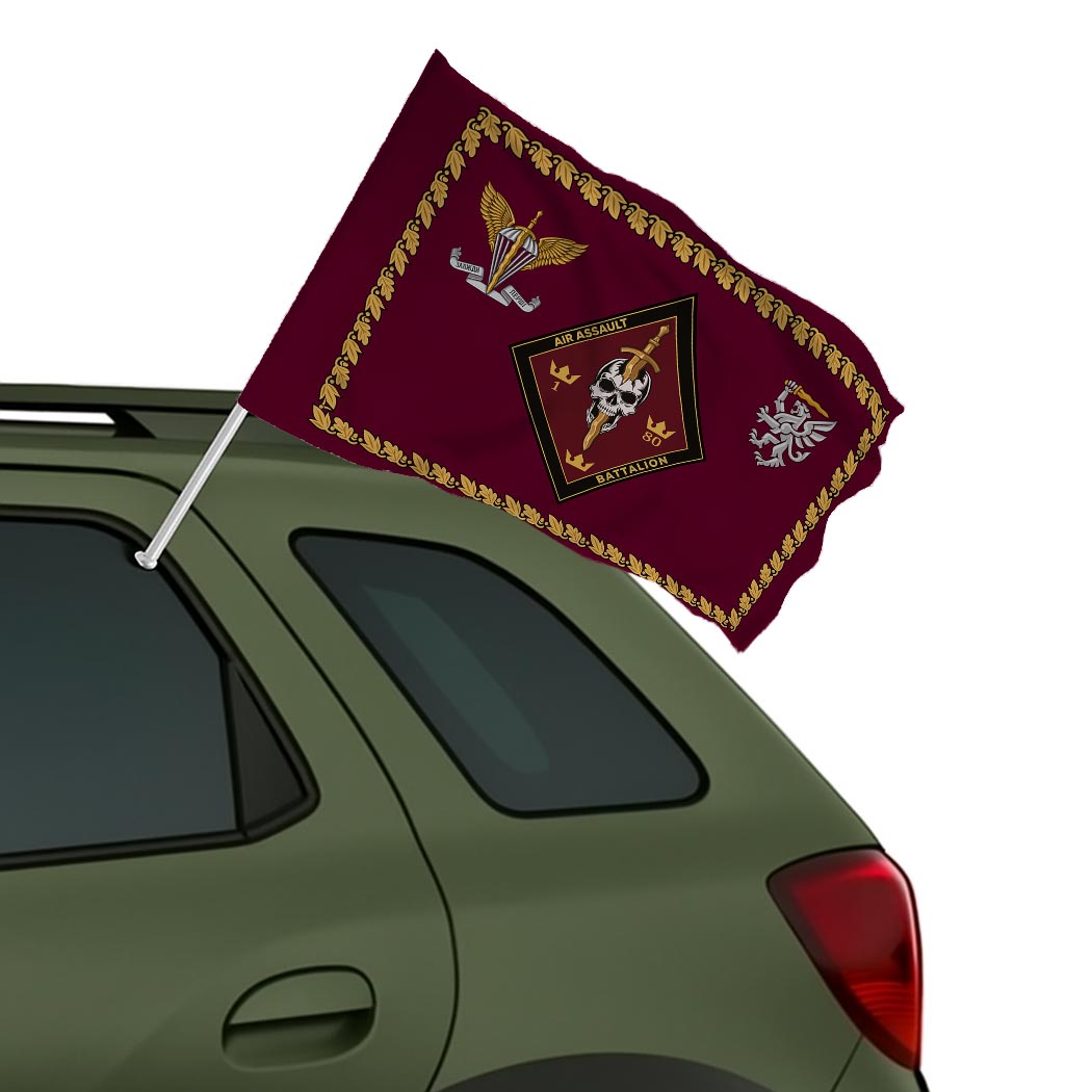Прапор 1-й десантно-штурмовий батальйон у складі 80 ОДШБр (Flag-02339) - Зображення 2
