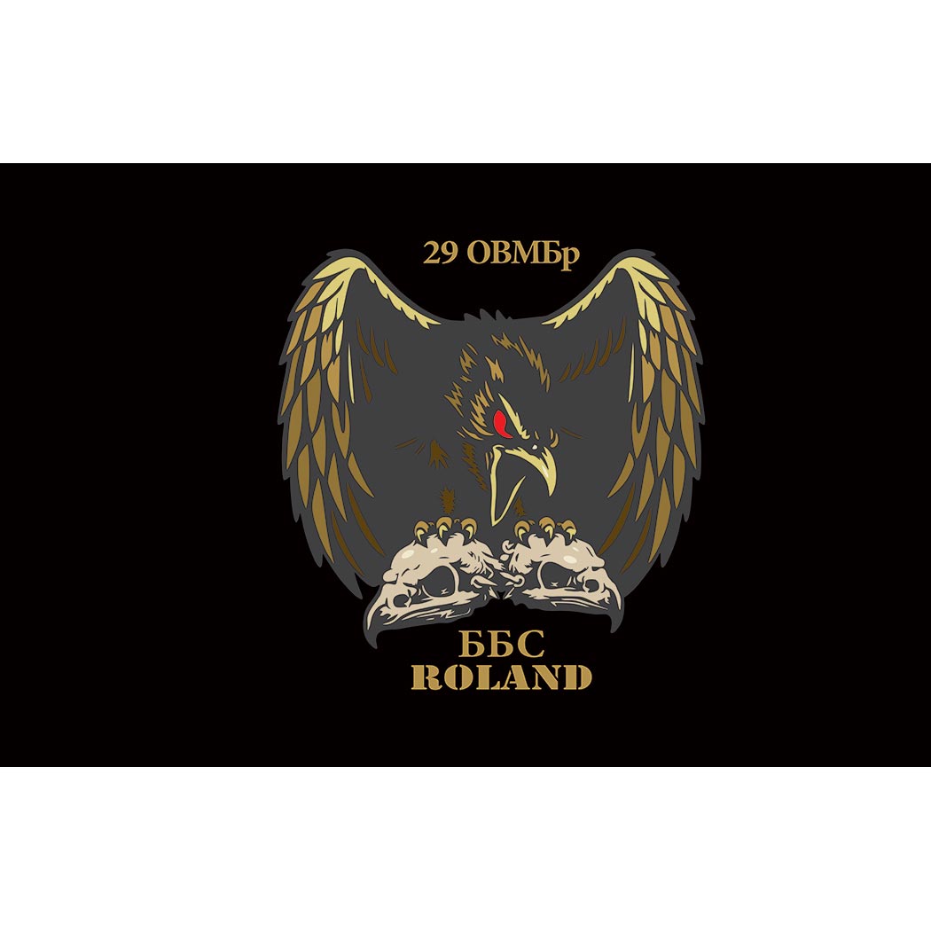 Прапор Батальйон безпілотних систем «Roland» у складі 29 ОВМБр ЗСУ (Flag-02352)