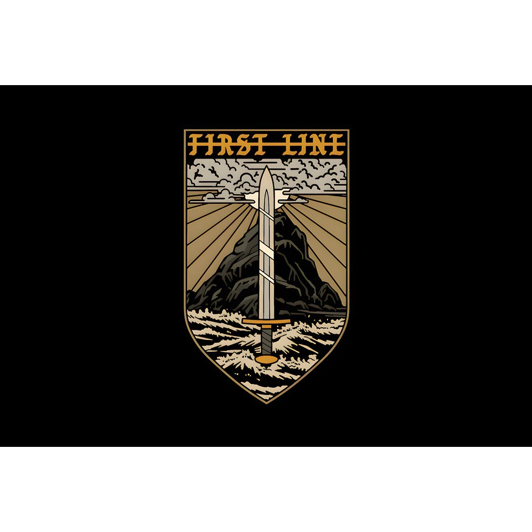 Прапор Спецпідрозділ “Перша лінія” ГУР МОУ (Flag-02394)